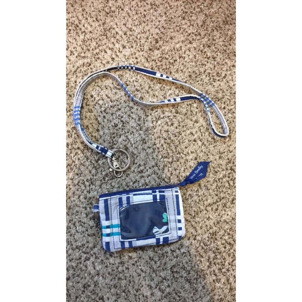 Vera Bradley ID Case and Lanyard